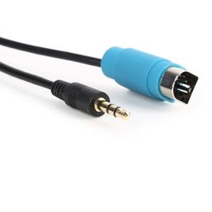 Adaptateur Audio de connexion de câble Aux de 3.5mm, pour ALPINE KCE-236B CDA-9884 CDA-9886M MP3/ KCE-237B