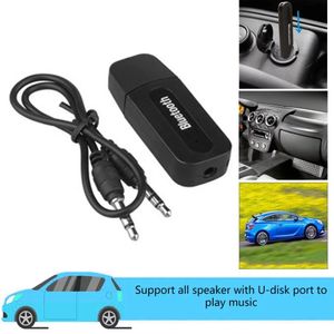 Récepteur Audio de voiture sans fil USB Bluetooth AUX, Jack 3.5mm, adaptateur de récepteur de musique A2DP pour téléphone portable intelligent, Kit récepteur Bluetooth de voiture