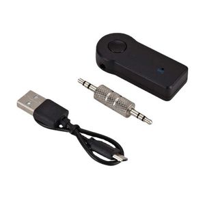 Récepteur Bluetooth de véhicule de 3,5 mm, port auxiliaire, adaptateur de haut-parleur de musique audio Bluetooth, convertisseur USB Bluetooth