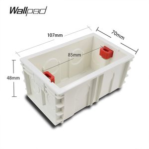 3-6m Wallpad 70 * 85 mm il AU US Cassette standard Mur Mouinon Recangle pour 118 * 75 mm Pobinet d'interrupteur mural Boîte cachée Boîte