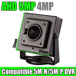 Mini caméra de vidéosurveillance de sécurité en métal, cône de 3.7mm, AHD 5MP 4MP 4 en 1, numérique Coaxial court HD pour la maison, filtre 650, petite caméra avec support