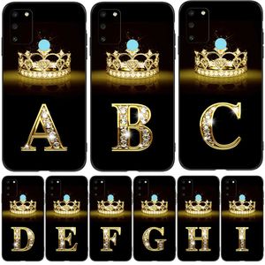For HONOR 9A Case 6.3" Soft Silicon Phone Cover On Huawei Honor 9 A MOA-LX9N Funda Black Tpu Case Gold Letters