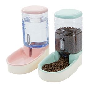 3,8L Deux styles Adoprothes Automatic Automatic Small Taille Chog Cat Chog Water with Nonslip Base Food Container Y200917