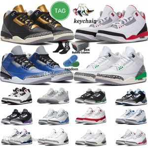 3 Basketballschuhe für Männer Frauen 3s Lucky Green Pine White Cement Reimagined Hall Of Fame Unite Fire Red Cardinal Rust Pink Mocha Herren Damen Trainer Sport Sneakers