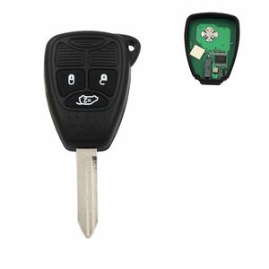 Clé de voiture intelligente à 3 boutons pour Chrysler pour JEEP 300C C300 PT Cruiser Sebring lame non coupée 433MHZ avec ID46 Chip270O