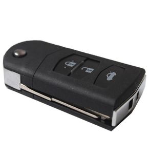 3 boutons Flip Pliage FOB Key Shell Remplacement de la clé Remote Clé Remote Shell pour la voiture Mazda 3 5 672740414269780