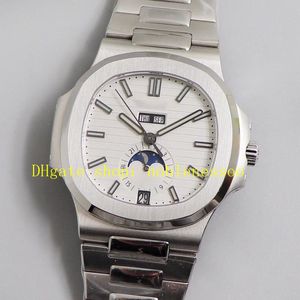 3 Color Super Watch for Mens White Dial 40,5 mm Calendrier annuel 5726 GR Factory Cal.324 S QA LU 24 H 904L Bracelet en acier automatique GRF Mots de montres mécaniques automatiques