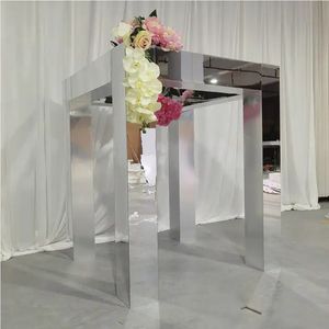 3 Fuß x 3 Fuß hoch) ein Set wie auf dem Bild) Kristallkandelaber-Hochzeitstischmitte für Tafelaufsätze, Blumenständer, Hochzeitstischdekoration, Spiegelsäulentisch
