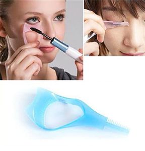 Outil de maquillage 3 en 1 pour cils, cils supérieurs et inférieurs, Guide applicateur de Mascara, peigne à cils, outils cosmétiques