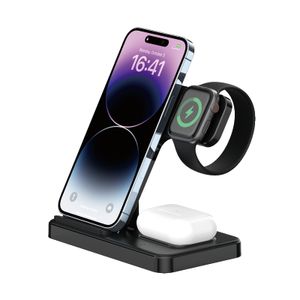 Chargeur sans fil 3 en 1 chargeurs pliables support pour iPhone 14 13 12 11 Pro max Airpod pro 2 iWatch Ultra 8 7 6 SE Station d'accueil de charge rapide