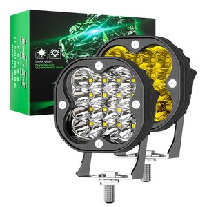 3 pulgadas 12 V/24 V 4x4 luz de trabajo de conducción de coche 48 W 16SMD LED faro de trabajo ATV SUV camión foco todoterreno motocicleta lámpara antiniebla