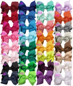 Baby Hairpins Baby Mini Bows Hair Grips Children Girls Girls Solid Hair Clips Kids Barrettes Hair Accessoires 32 Colors6838639