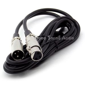 3 metros 10 pies XLR 3 conector macho a hembra Cable de audio de señal de micrófono con cable para micrófono de condensador Phantom Power mezclador de karaoke Si4753623