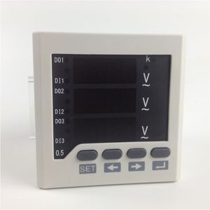 Compteur de tension AC à montage sur panneau triphasé, 0-450 V, compteur V d'alimentation 220 V, compteurs V à affichage LED numérique, livraison gratuite