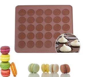 30 Hole Silicone Baking Pad Oven Macaron Silicone Non-stick Mat Baking Pan Pastry Cake Pad Baking Tools SN3583