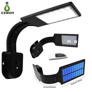 Lampe solaire de flexion de 30 LED avec quatre modes d'éclairage de sécurité de lumière solaire imperméable extérieure pour la maison Wall Street Yard Garden