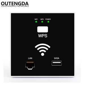 300 Мбит/с Лучшая надежная конструкция POE 100 В/220 В в настенной точке доступа Wi-Fi для точки доступа Wi-Fi в отеле WISP WPS беспроводной маршрутизатор AP для отеля