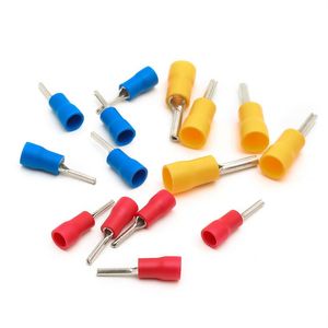 300PCS Suyep Fil Embouts Connecteurs À Sertir En Forme De Broche Pré-Isolant Terminal Type TZ-JTK Assortiment Pack Équipé 22-16 16-14 12-319g