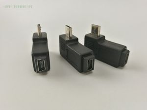 300 secondes en gros. Mini5pin Femelle-Micro5pin Coude mâle à brancher Convertisseur de connecteur Adaptateur, Homme USB pour le projecteur de portable HDTV 1080p H