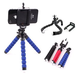 Genel Mini Ahtapot Esnek Tripod Montaj Standı Tutucu Pod Dağı Monopod Kabarcık Özçekim Standı Adaptörü iphone 6 6 s Samsung S6 Kenar Kamera