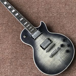 Yeni Siyah Patlama Renk Özel Mağaza Elektro Gitar Krom Donanım, Yüksek Kalite Sıcak Satış Çin Guitarra