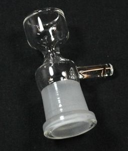 14 мм или 19 мм женский стеклянный стеклянный кальян щепотки реверсивные чаши с ручкой 14,5 мм 18,8 мм Размер сустава для воды Bong Ashcatcher