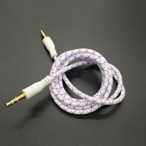 3,5 мм аудио Aux кабель мужчина к мужской стерео вспомогательный шнур упрос для компьютерного планшета компьютерного планшета Samsung