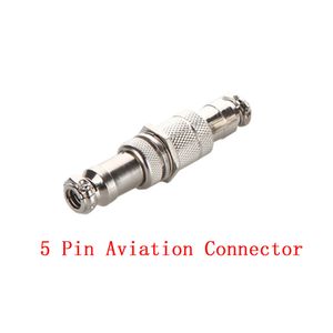 5 conjuntos gx12-5 5 pino 12 mm kit de conector de junta de bunda feminina gx12 interface de plugue de aviação de plugue/plugue