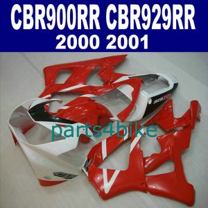 HONDA CBR929RR kaporta kiti için en düşük fiyat kaplamaları CBR 929 2000 2001 kırmızı siyah beyaz bodykits CBR 900 RR 00 01 CBR900RR HB82