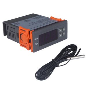 Termostati del regolatore del termostato di temperatura di temperatura digitale W/ Sensore 12V 24 V AC 110 V 220 V STC-1000 Controller Interruttore termostato