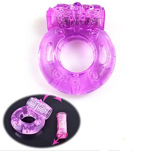 Silikonowe Cockrings wibrujące pierścienie na penisa Cock Rings Sex zabawki z pierścieniami dla mężczyzn wibrator produkty dla dorosłych zabawki erotyczne wibratory