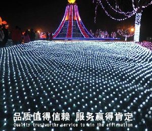 10M * 8M 2000 LED net light net light Luzes de paisagem de parque de pátio Luzes de cortina à prova d'água Luzes de LED série