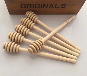 Honey Stick Honey Dippers kitchen accessories 8cm Mini Wooden Party Supply Spoon Stick Honey Jar Stick DH0172