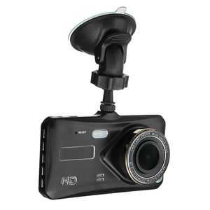 1080P Full HD araba DVR kamera dokunmatik ekran araba kamera 2Ch sürüş dashcam 4 inç 170 ° WDR gece görüş G-sensor park monitör