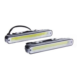 Işık 12W su geçirmez Oto Araç Sürüş Daylight Sis Far Universal Koşu Ultra Parlak LED DRL COB Gündüz