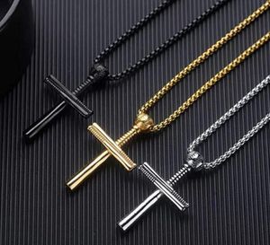 2020 new fashion baseball cross necklaces for women men alloy Jesus necklace unisex christian jewelry accessories