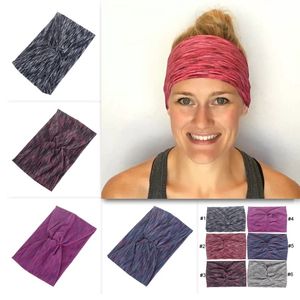 Koşu Spor Yoga Kafa Streç Ter Emme Saç Wrap Bohemian Moda Geçiş Hairband 6 Renkler Toptan