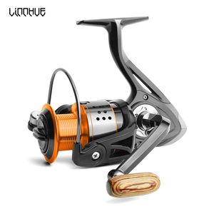 Spinning fishing reel 13BB No gap FA3000 4000 6000 All metal wheel 8KG Pike Orange black Spinning reel High Speed wheel carp