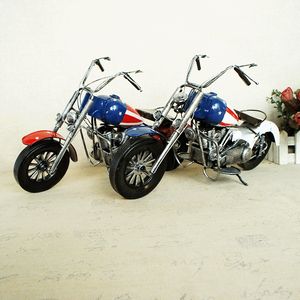 С.М. Железо металлический мотоцикл модель, игрушка мальчик автомобилей, ретро стиль ручной работы орнамент, рождественские подарки на день рождения рождества, сбор домашних декораций, SMT5117