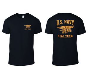 Noi. T-shirt Navy Seal Team Only Easy Day Was Yesterday T-shirt stampate in bianco e nero T-shirt a vita bassa a maniche corte Taglie forti