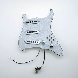 Gitar Pikapları Brian May Pickguard Chrome Beyaz İnci