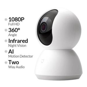 Xiaomi Mijia Mini IP Camera Wifi 2MP 1080P HD Visione notturna a infrarossi 360 gradi Wireless Smart Mi Sistema di telecamere di sicurezza domestica