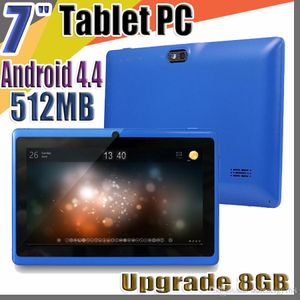 20X 7-дюймовый емкостной Allwinner A33 четырехъядерный Android 4.4 с двумя камерами Планшетный ПК Обновление 8 ГБ 512 МБ Wi-Fi Youtube Facebook Google Flash C-7PB