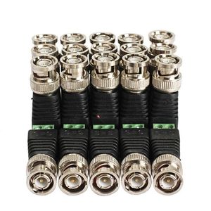 20 adet \ çok Coax CAT5 için Kamera CCTV BNC Video Balun Konnektör Adaptörü Freeshipping