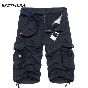 Bsethlra New Men Summer Hot Sale Trabalho Calças Curtas Camuflagem Militar Marca Vestuário Fashion Mens Cargo Shorts 29-40 Q190427