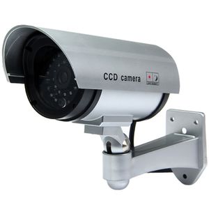 Multifuncional Manequim CFTV Segurança CCD IR Camera com LED Vermelho Luz Piscando para Indoor / Outdoor Vigilância