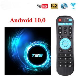 T95 SMART TV BOX Android 10.0 4GB 32GB 64GB Allwinner H616 Quad Core 1080p H.265 4K Media Player 2GB 16GB