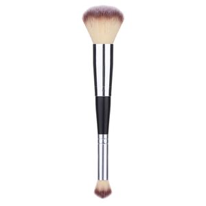 High Quality 1pcs Double Ended Sided Makeup Brush pó Blusher Busher Sheshadow Brush Contour