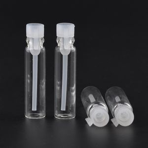 1/2/3 ml Boş Şişe Mini Cam Parfüm Küçük Numune Flakon Laboratuvar Sıvı Koku Test Borusu Deneme Şişesi