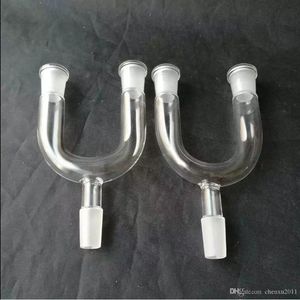 Stil U 14 mm 18 mm DREI Gelenke 2 weiblich 1 männlich günstiger Aschefänger für Schüsselstücke Bong-Glasbongs Rig-Wasserpfeifen Waben-Perc-Wasserpfeifen